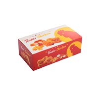 Boîte à emporter en carton personnalisée pour poisson frit coréen, crevettes et poulet frit, avec impression en relief