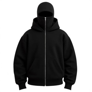 <span class=keywords><strong>Sudadera</strong></span> <span class=keywords><strong>con</strong></span> <span class=keywords><strong>Capucha</strong></span> y <span class=keywords><strong>Cremallera</strong></span> de Estilo Americano para <span class=keywords><strong>Hombre</strong></span>, Diseño Urbano <span class=keywords><strong>con</strong></span> <span class=keywords><strong>Capucha</strong></span> <span class=keywords><strong>con</strong></span> <span class=keywords><strong>Cremallera</strong></span> y Mascarilla Integrada - Product Image 2