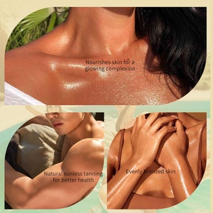 Huile bronzante pour peau brune foncée de marque privée autobronzante naturelle bio longue durée à l'huile bronzée - Product Image 4