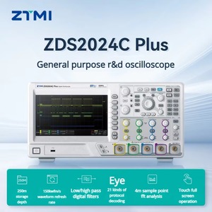 Osciloscopio Digital ZTMI ZDS2024C Plus de Cuatro Canales y 200M con Pantalla Táctil y Frecuencia de Muestreo de 2G - Product Image 2