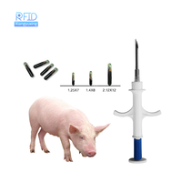 Micro-puce RFID injectable pour animaux, identification des animaux, implantable pour vache, cheval, bétail, identification des animaux, micro-puce pour mouton, porc