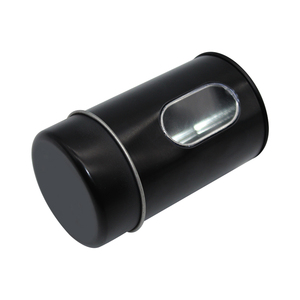 Thực Phẩm Tùy Chỉnh Lớp Đường Muối Hạt Tiêu Kim Loại Container Với PVC Cửa Sổ Thiết Kế Mới Tròn Gia Vị <span class=keywords><strong>Tin</strong></span> <span class=keywords><strong>Box</strong></span> Với Nhựa Bên Trong Bìa - Product Image 2