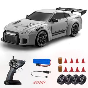 NUEVO Auto de Carreras a Control Remoto <span class=keywords><strong>RC</strong></span> <span class=keywords><strong>Drift</strong></span> Escala 1/24 de 4 Canales con Cable USB, Juguete Deportivo con Luces de Chispas para Niños - Product Image 6