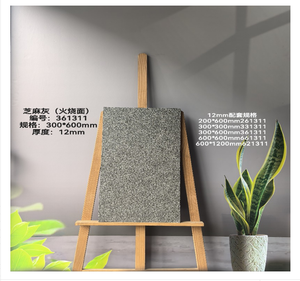 Baldosas <span class=keywords><strong>de</strong></span> Porcelana para Exterior, Acabado Mate, Color Negro Sésamo, Blanco Arroz, Gris Sésamo, Formato Cuadrado, 300x600mm, Antibacterianas - Product Image 3