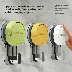 YOTO Leistungs starker stanz freier Saugnapf haken Kunststoff box verpackt spurlos abnehmbarer Handtuch halter für Küche Badezimmer Toiletten wand - Product Image 6