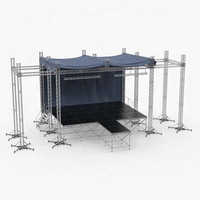 Estructura Truss Portátil de Aluminio para Iluminación de Espectáculos, Techo Arqueado para Conciertos y Festivales de Música