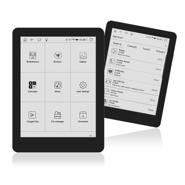 2026 Hot E-reader 6" Inch Eink Epaper Reader BLE Wifi Pdf Format E-ink Touch Screen E Ink Reader Ebook Reader HD EReader