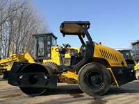 Rouleau vibratoire LTS204H de 4 tonnes à haut rendement avec un seul tambour et un moteur, force d'excitation de 40 kN pour le compactage des sols
