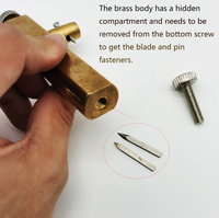 Violin Making Tools Brass Purfling Inlay Inlaid Groove Maker Carver Luthier Tool Musical Instrument Gold