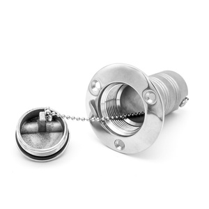 Accessoires marins en acier inoxydable 316 pour remplissage de réservoir de carburant ou d'eau de bateau ou de caravane - Product Image 2