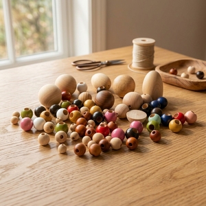 Wholesale Nature Walnut <strong>Wood</strong> Round Wooden Beads Solid <strong>Wood</strong> Balls 10mm-50mm for DIY Crafts Jewelry Making and Home Decor - Product Image 5