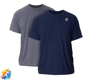 T-shirt à manches courtes en jersey respirant pour homme, taille plus, col rond, personnalisable, 2022 - Product Image 4