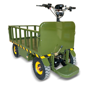 <strong>Foldable</strong> Electric Riding Trolley <strong>Cart</strong> 4 Wheel Utility Vehicle Long Range Battery All Terrain Heavy Duty Cargo for Outdoor Use - Product Image 2