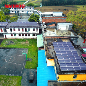 ราคาโรงงาน ชุดโซลาร์เซลล์ครบชุด 20KW พร้อมอินเวอร์เตอร์/คอนโทรลเลอร์/แบตเตอรี่ ระบบออฟกริดสำหรับบ้าน NKOGS-20KW 20kw Solar Po - Product Image 4