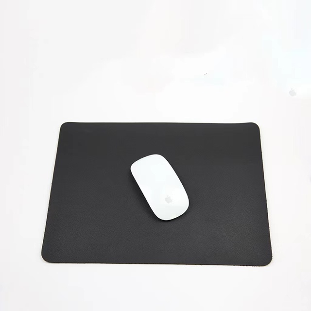 Fashion PVC Leather Small Simple Mouse Pad with Custom Logo for Advertising / Giveaways / Photography Gifts
