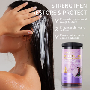 <span class=keywords><strong>Maschera</strong></span> <span class=keywords><strong>per</strong></span> <span class=keywords><strong>Capelli</strong></span> all'Olio di Tea Tree e Cipolla <span class=keywords><strong>Rossa</strong></span> Biologica 1000ml Anti-Rottura Protezione del Colore Naturale Lisciante Idratazione Profonda - Product Image 3