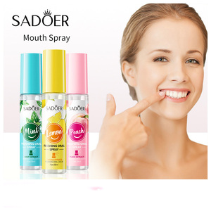 <span class=keywords><strong>Spray</strong></span> buccal rafraîchissant citron pêche menthe en promotion pour éliminer la mauvaise <span class=keywords><strong>haleine</strong></span>, longue durée, portable, pour hommes et femmes J1 - Product Image 2