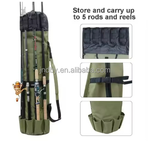 Saldi di fabbrica 1 custodia rigida portatile impermeabile per canne da pesca a mosca borsa multifunzione borsa da pesca pratica scatola e borse da pesca - Product Image 5