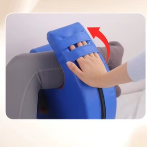 Dispositif de Retournement des Patients Anti-pression Oreiller à Roulettes Facile pour Personnes Agées Paralysie Lit Oreiller de Retournement des Patients - Product Image 1