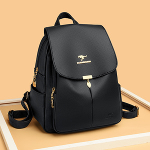 BALIDAISHUROO <span class=keywords><strong>Zaino</strong></span> da <span class=keywords><strong>Donna</strong></span> <span class=keywords><strong>in</strong></span> <span class=keywords><strong>Pelle</strong></span> di Alta Qualità, Marca Cinese Kangaroo Shoulder, Grande Capacità, Impermeabile, per Signore - Product Image 6
