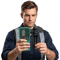 Récepteur laser de qualité industrielle pour niveau laser rotatif, détecteur de faisceau laser rouge avec auto-nivellement électronique