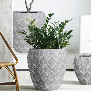 Samantha Xl Pots De Plantes Designer Jardin Baril Fleur Grands Pots Extérieurs Meilleurs Pots Pour Plantes D'intérieur - Product Image 4