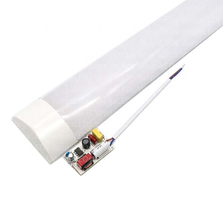 Lámpara LED blanca de 6500K, Luz lineal, tubo de Listón, 4 pies, 1200mm, 40w, 220V, precio barato