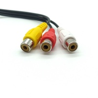 Mini prise téléphonique TRRS 3.5mm vers câble 3 RCA