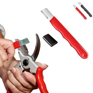 Afilador de Cuchillos de Cocina y Herramientas de Jardín con Acero al Carbono Multigrano para Afilar Tijeras de Podar y Cuchillas de Cortacésped - Product Image 1