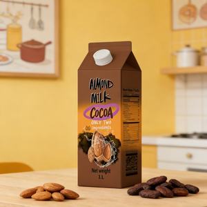 <span class=keywords><strong>Leche</strong></span> <span class=keywords><strong>de</strong></span> <span class=keywords><strong>Almendras</strong></span> <span class=keywords><strong>con</strong></span> Cacao OEM 1L TetraPak, Crema <span class=keywords><strong>de</strong></span> <span class=keywords><strong>Café</strong></span> Baja en Calorías, Apta para Dieta Keto, Venta al por Mayor OEM, Marca Privada - Product Image 5