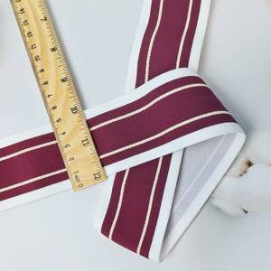 Custom Nylon Woven Webbing Tape Durable 3D 50mm Factory Design Polyester Jacquard <b>Elastic</b> Ribbons Logo Strap Printed for Gifts - Product Image 4