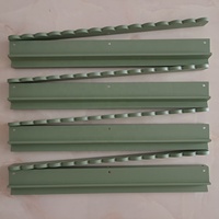 Supports de Mahjong de Luxe en Bois Massif, 20'' de Long, Vert Menthe Clair, Ensemble Double de Supports et de Poussoirs de Mahjong Multicolores pour 4 Joueurs