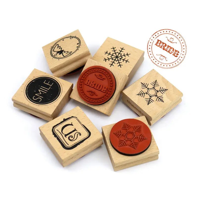 Журнал деревянная ручка Распродажа для покупателей офис тиснение логотип деревянная резиновая печать имя