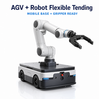 Robot de manutention mobile AGV avec bras à 6 axes pour un asservissement flexible de plusieurs machines, à vendre, nouvelle arrivée, vente chaude