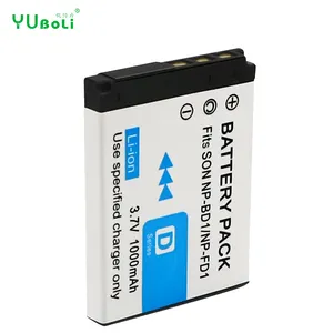Factory Direct Sale 1000mAh Camera Battery NP-BD1/NP-FD1 For Sony DSC-T70/T90/T200/T300/T700/T900