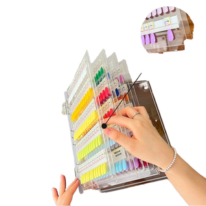 Expositor de Esmaltes de Uñas de Doble Cara, Libro de Muestras Magnético, 120/180/240 Muestras de Color Sólido, Tarjeta de Colores para Salón de Belleza, Herramienta para Arte de Uñas - Product Image 2