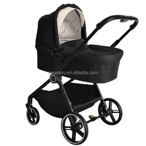 定制面料600D 300D亚麻彩色雨伞婴儿车可逆式婴儿婴儿车