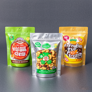 Bolsa de Embalaje Personalizada de 150g 250g 500g con Cierre y Ventana, a Prueba de Olores, para Chocolate, Patatas Fritas, Frutos Secos, Galletas - Product Image 2