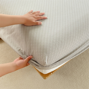 Cao cấp 100% cotton in tấm ga trải giường thiết lập, đàn hồi góc sâu túi trang bị tấm, thoáng khí & nhăn miễn phí - Product Image 4