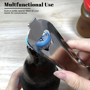 Abridor de tarros Mason sin abolladuras de tapa o daños, abridor de tarros multifuncional, fácil giro, Manual, removedor superior de mano, abridor de botellas - Product Image 6