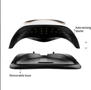 Lampe UV LED pour ongles, sécheuse à ongles 120W, machine à sécher le vernis gel plus rapide, lumière de durcissement professionnelle avec 4 réglages de minuterie pour le nail art DIY - Product Image 6