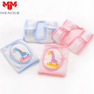 Menics OEM/ODM Child Summer Dancing Gear Soft Cotton Baby Kneepad and Wrist Support Fall Proof Toddler Craw and <strong>Knee</strong> <strong>Exercises</strong> - Product Image 1