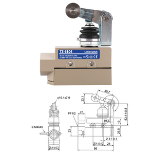 Độ chính xác cao giới hạn chuyển đổi 250V 15A ip65-không thấm nước công nghiệp giới hạn chuyển đổi cho dây chuyền lắp ráp, tạm thời hành động giới hạn chuyển đổi - Product Image 5