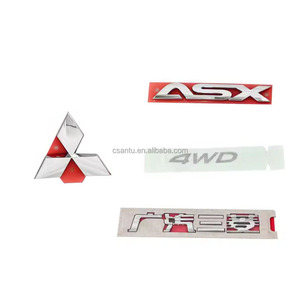 Pezzi di ricambio Auto per <span class=keywords><strong>Mitsubishi</strong></span> <span class=keywords><strong>ASX</strong></span> 4WD posteriore del portellone posteriore del Kit decalcomania nuovi pezzi di ricambio per Auto con lettera <span class=keywords><strong>ASX</strong></span> Logo Mark - Product Image 3