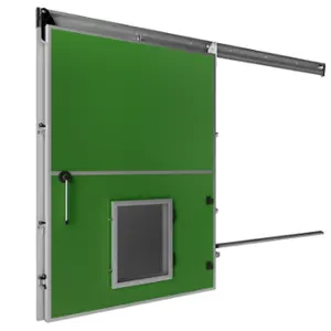 Porte isolate porta scorrevole per cella frigorifera porta per celle frigorifere.