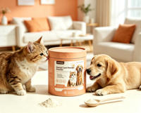 OEM ODM VITAFIELD Poudre de soin dentaire, complément nutritionnel pour animaux de compagnie, pour chats et chiens, haleine fraîche, nettoyage des dents, santé bucco-dentaire