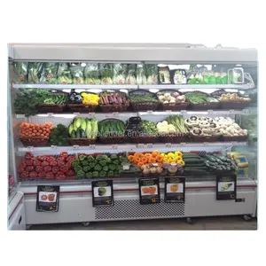 commercial vegetable refrigerator/fruit chiller used in supermarket