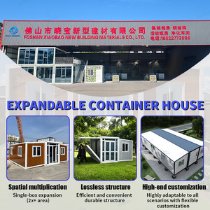 लक्जरी विला कंटेनर पोर्टेबल 20 फीट प्रीफैब 3 1 फोल्डेबल आधुनिक सैंडविच पैनल हाउस में लिविंग रूम होम ऑफिस आउटडोर उपयोग के लिए - Product Image 3