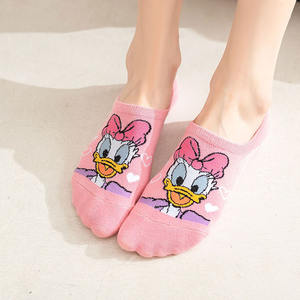 बीविज्ञान कारखाने की शीर्ष गुणवत्ता वाली कपास कोई शो मज़ेदार मोजे महिलाओं कस्टम प्यारा अदृश्य कार्टून मिकी मोजे रंग कम वृद्धि - Product Image 4