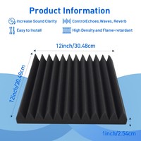 Panneaux acoustiques haute densité, vente en gros d'usine, panneaux muraux acoustiques insonorisants pour salle de podcast professionnelle, service OEM
